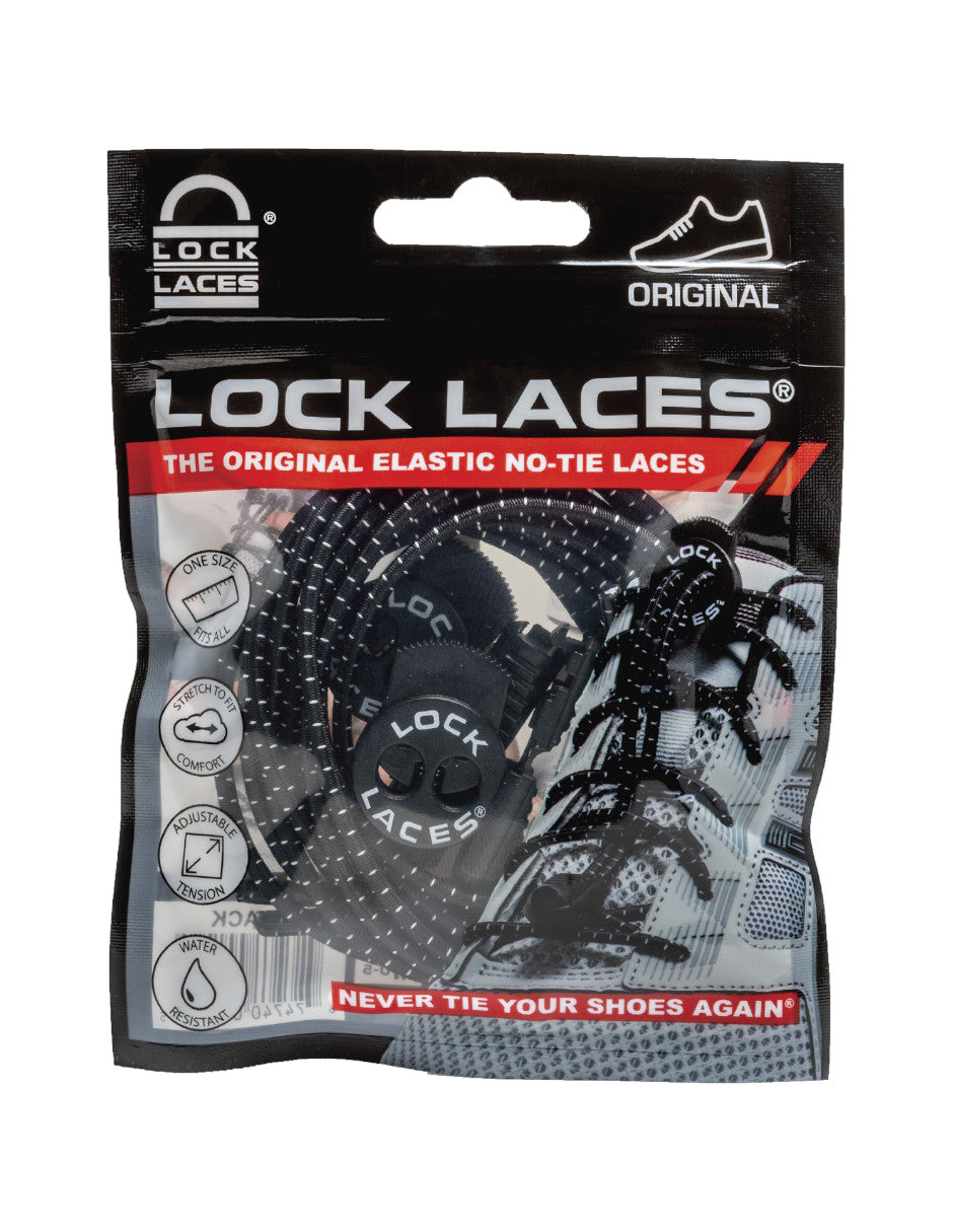 Lock Laces - Negro