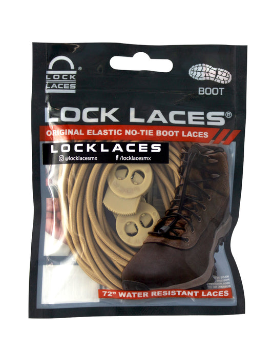 Lock Laces para Bota - TAN